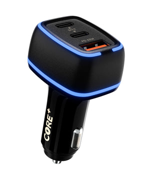 65W Triple Port Car Charger
