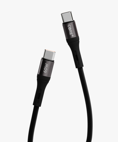 60W USB-C to USB-C Braided Cable