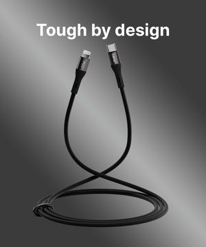 27W 8-Pin to USB-C Braided Cable