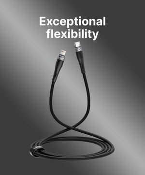 27W 8-Pin to USB-C Silicone Cable